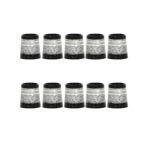10pcs Golf Wire End Ferrules Tip Size 0.370 Golf Sleeve Ferrule Silver