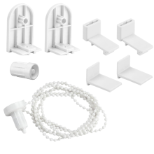 Replacement roller blind without drilling, 17 mm roller blind holder
