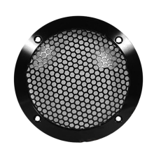 Afdekkapje voor luidsprekerrooster van een 3-inch tweeter in de auto, voor geluidsverbetering, zwart.
