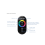 GT666 RGB LED Strip Controller Wireless Touch Remote Control DC12V 24V 18A 4