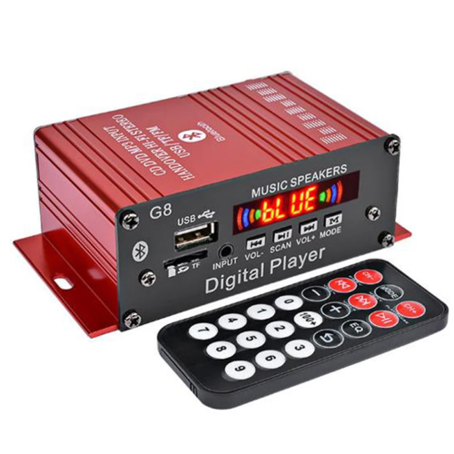 G8 Car 12V 200W 2 Channel Digital Power Amplifier Stereo Bluetooth 1