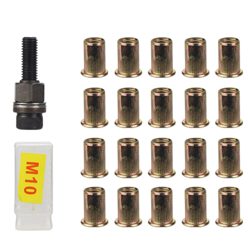 21-piece rivet nut tools, hand rivet nut tools for Rivnuts, tools for nuts M10