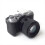 Mini flash for digital and film cameras, accessory, silver 4