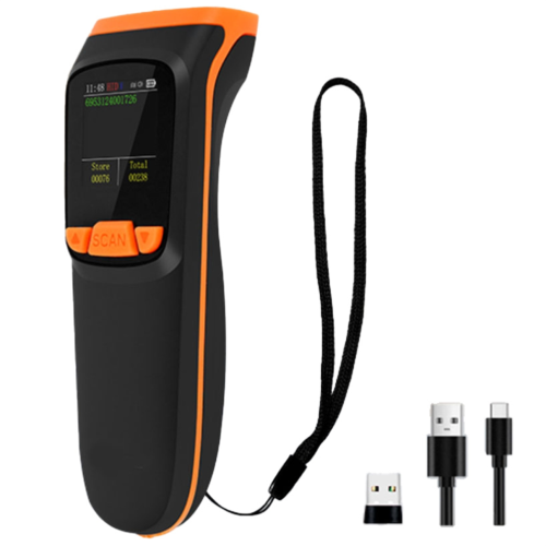 Wireless 2D inventory scanner Bluetooth QR barcode data collector