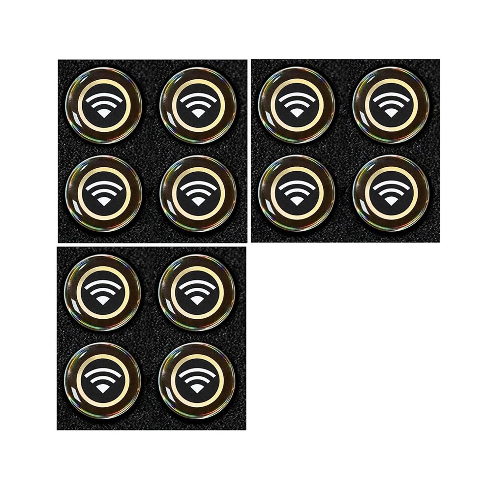 12 Pcs Emf Blocker For Cell Phone,Radiation Blocker For Cell Phone,Emf Stickers 4713990964448