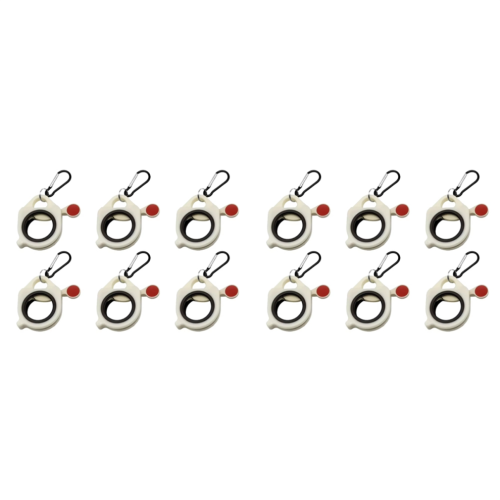 12 fluorescent cable tie organizers, storage, cable tie holders
