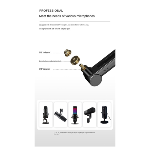 Microphone Live Microphone 360 Universal Desktop Mount 1