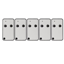 5 Mandos A Distancia de 433,92 MHz para Puerta de Garaje Roger E80 TX52R. Transmisor de Mano.