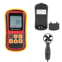 GM8901 Handheld LCD Anemometer Air Speed Temp Meter, 145*72*35mm