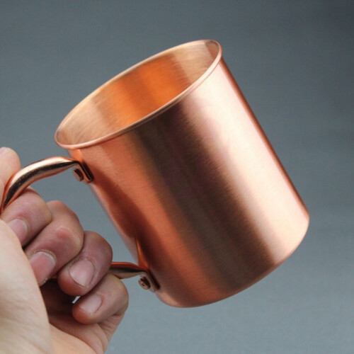 450ML Kupferbecher Wasserbecher Tasse Gerader Körper 2