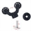 2PCS Universal Kayak Paddle Holders Plastic Canoe Oar Holders 4