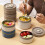 Food insulated container, thermal lunch container, blue B 4