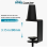 Microphone stand for desk, robust boom arm Bear with table clamp 3