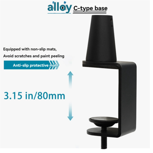 Microphone stand for desk, robust boom arm Bear with table clamp 2