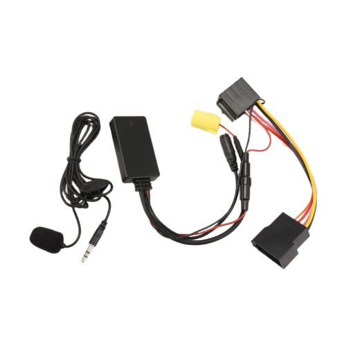 6-Pin Car Bluetooth Audio Adapter MIC Hands-free Kit AUX Cable for 1