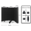 3-panel microphone isolation shield, microphone sponge, soundproof shield 2