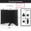 Microphone isolation shield, foldable microphone shield, M3 plastic housing 2