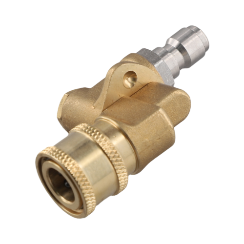 Swivel coupling for high-pressure cleaner nozzle