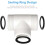 2 pieces 1.5 inch pool hose connector piston valves 3
