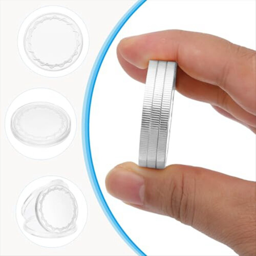 6 coin blanks for engraving, 40mm silver coin blanks 2