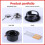 Professional Large Capacity Chocolate Melting Cup Fondue with 5