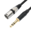 Cable de conexión de señal simétrico, conector de 1/4 de pulgada a XLR, 500 cm 4