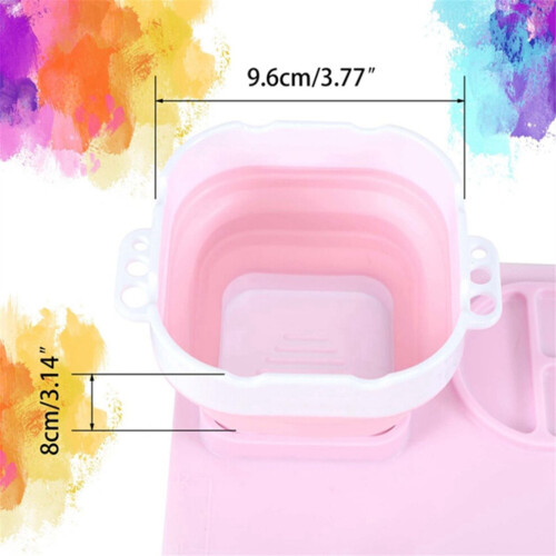 Silikon-Malmatte, Silikon-Kunstmatte, Silikon-Kunstmatte mit Becher 2