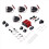 3-inch Bluetooth speaker, 4-channel amplifier, MP3 stereo amplifier system 2