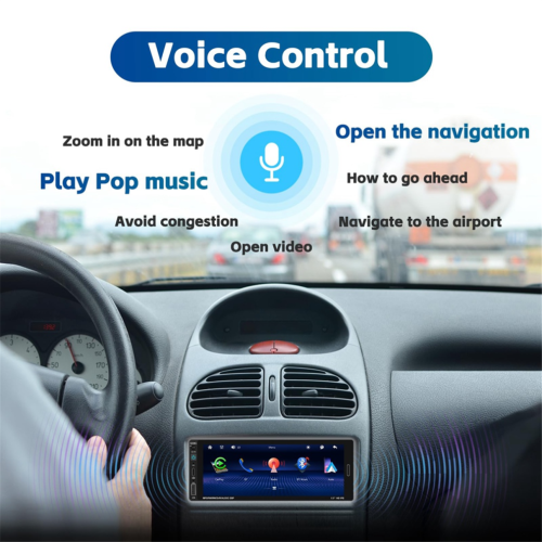 6,9-Zoll-Autoradio (Single-DIN) mit CarPlay und Android Auto 1