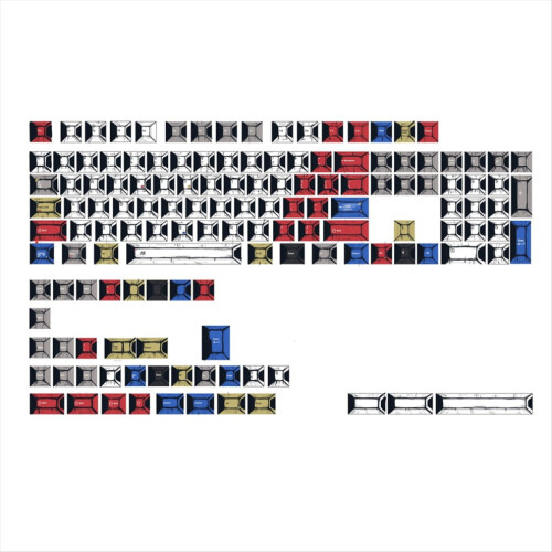 Comic-style PBT keycaps for mechanical keyboards 1