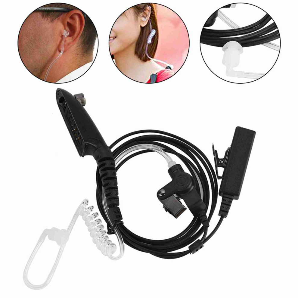 4Ft Radiation-Proof Acoustic Tube Earpiece With Ptt For Walkie Talkies 6921392646338