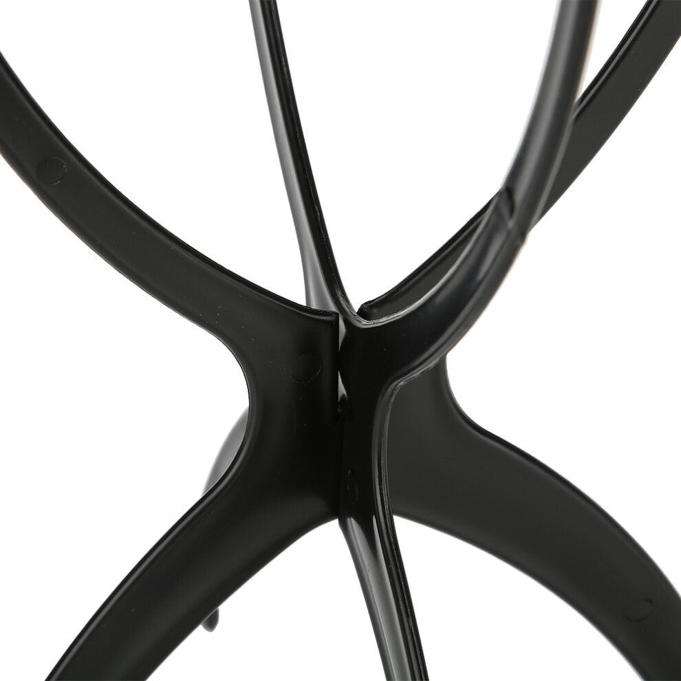 Unisex Black Abs Wig Stand For Drying