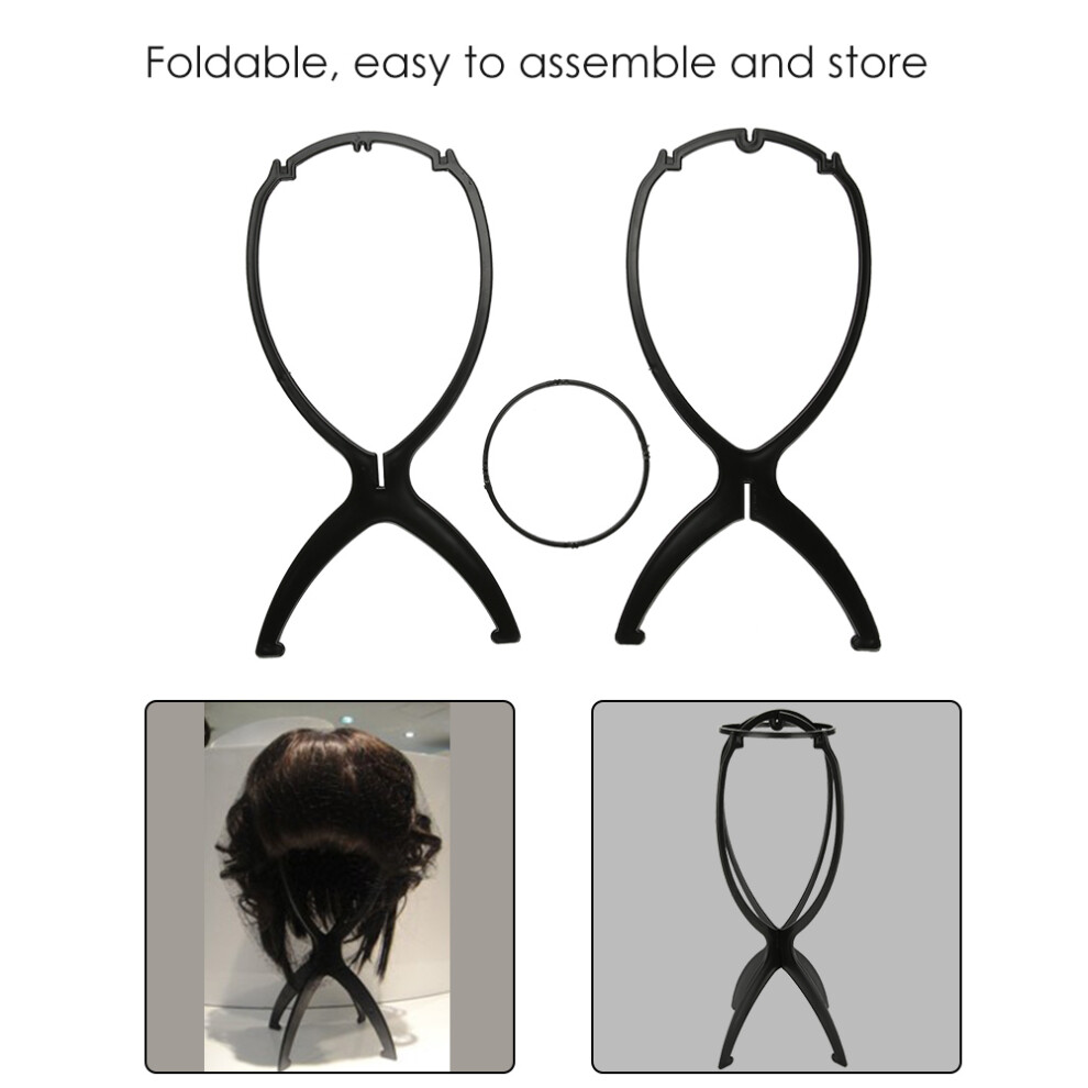 Foldable Wig Display Stand 1pc