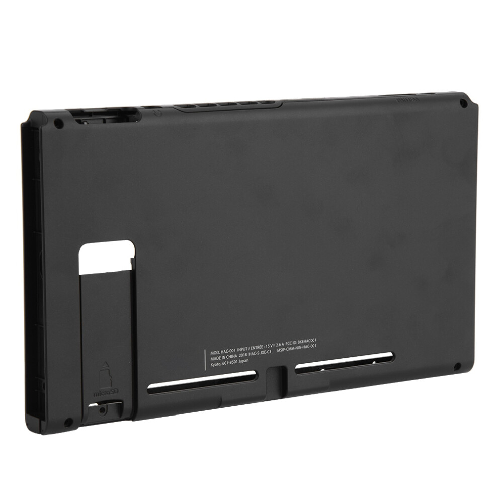 Replacement Top & Bottom Housing Shell For Nintendo Switch Console 17.5Cm Black 4661392647233