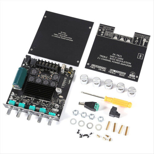 -TB21 Subwoofer amplifier board Bluetooth 5.0 2x50W+100W power