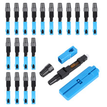 Optic Fiber Quick Connectors 20 Pack Telecommunication-Grade Reusable UPC