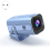 Portable projector with WiFi6 Bluetooth for home cinema, EU plug 3