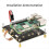 PCIe till 4-kanals M.2-adapterkort för 5 3