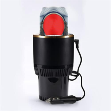 Draagbare warmhoudbeker voor in de auto, slimme 2-in-1 koffiewarmer.