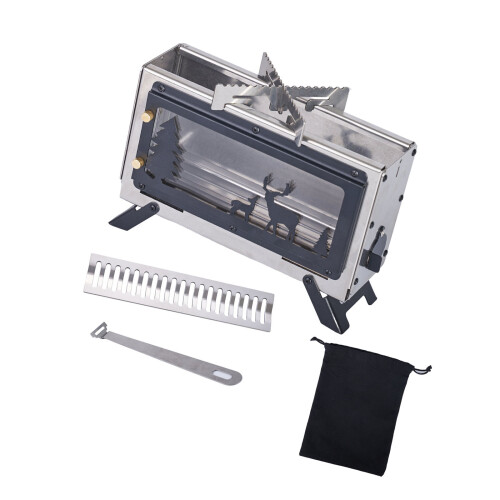 Small Outdoor Heating Unit For Camping Displaying Animal Shape