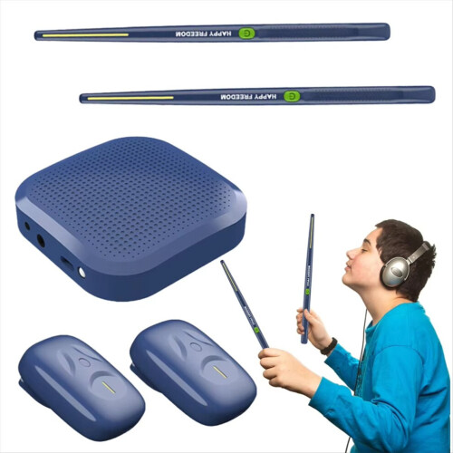 Virtual Air Drum Set Electronic Virtual Air Drum Drumsticks Pedals 2