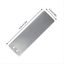 Pflanzenetiketten aus Aluminium, beidseitig beschreibbar, Metallfolienetiketten, Metall-Pflanzenetiketten
