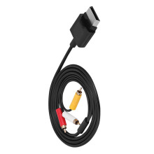 1.8M ABS AV Cable for Xbox 360 Slim - Durable, Compact Video Cord