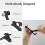 Shockproof drum microphone clip, 4-piece set, for microphone stands, universal microphone clamp 3