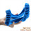 Front tire kit with hump replacement for pool cleaners 2X, 4X 4