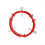 3-Point Astrophotography Guide Retaining Rings 90mm Red 1
