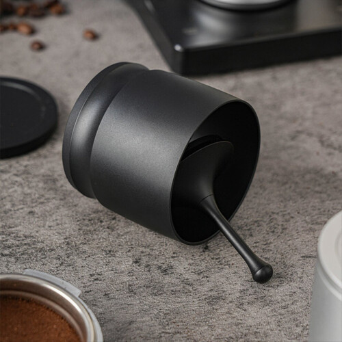 58 mm kaffedoseringskopp i aluminiumlegering, espressodoseringstratt, grå 1
