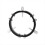 3-Point Astrophotography Guide Retaining Rings 90mm Black 1