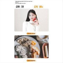 Two-tone ring light for live streaming and photography