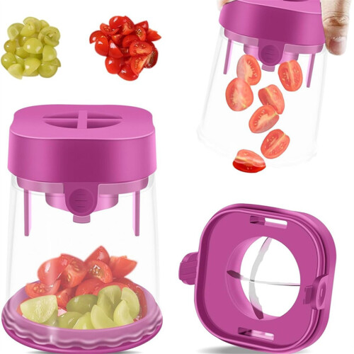 Cherry tomato fruit cutter, strawberry fruit cube cutter, cherry 1